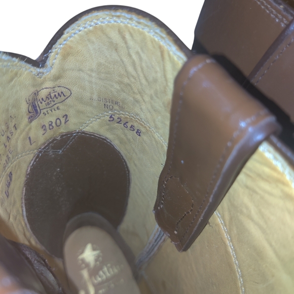 NWT Justin Boots Youth Size 4.5 Style L3802 - Picture 7 of 9